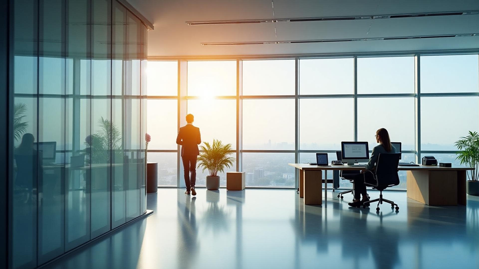 Professional corporate environment